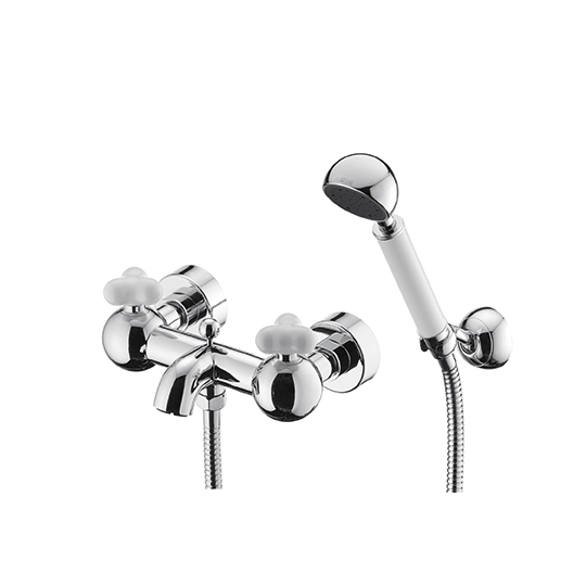 Máy trộn bồn tắm / vòi sen W / Vòi sen cầm tay & vòi & giá treo tường