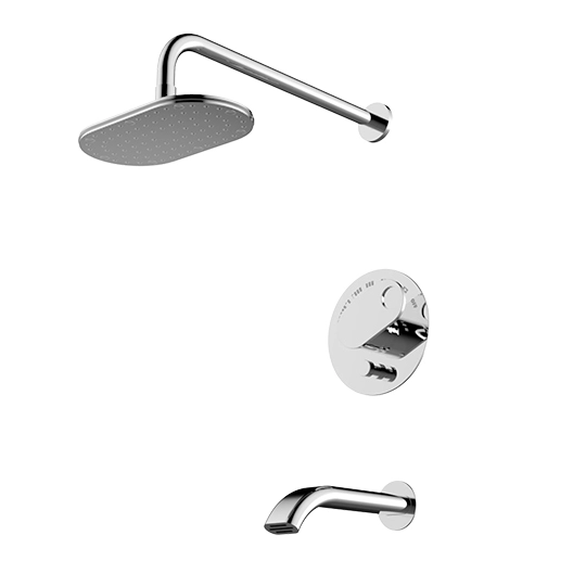 Máy trộn bồn tắm và vòi hoa sen treo tường Singe-Handle