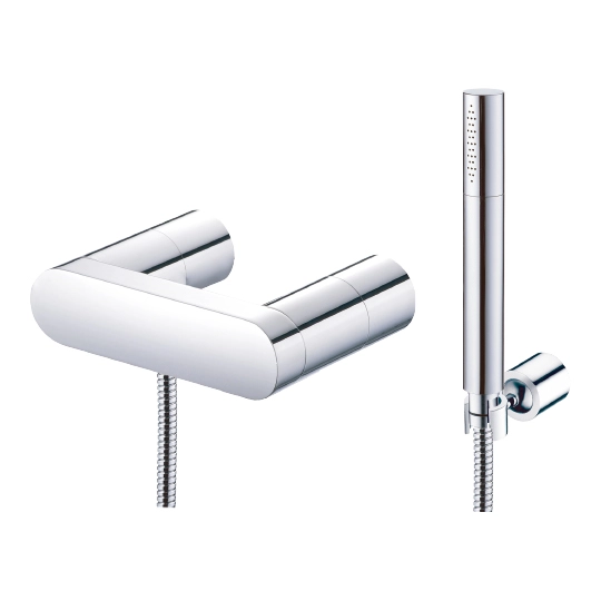 Máy trộn vòi hoa sen W / Hand Shoer & Hose & Giá đỡ treo tường