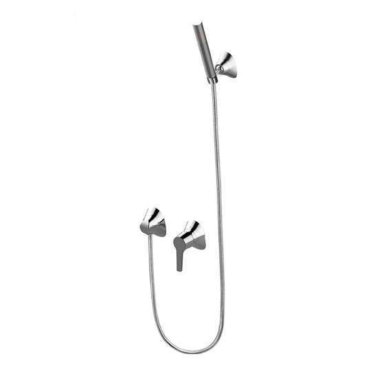 Máy trộn vòi hoa sen giấu kín W / Giá đỡ vòi hoa sen & Bộ cung cấp tường & Vòi sen & vòi cầm tay